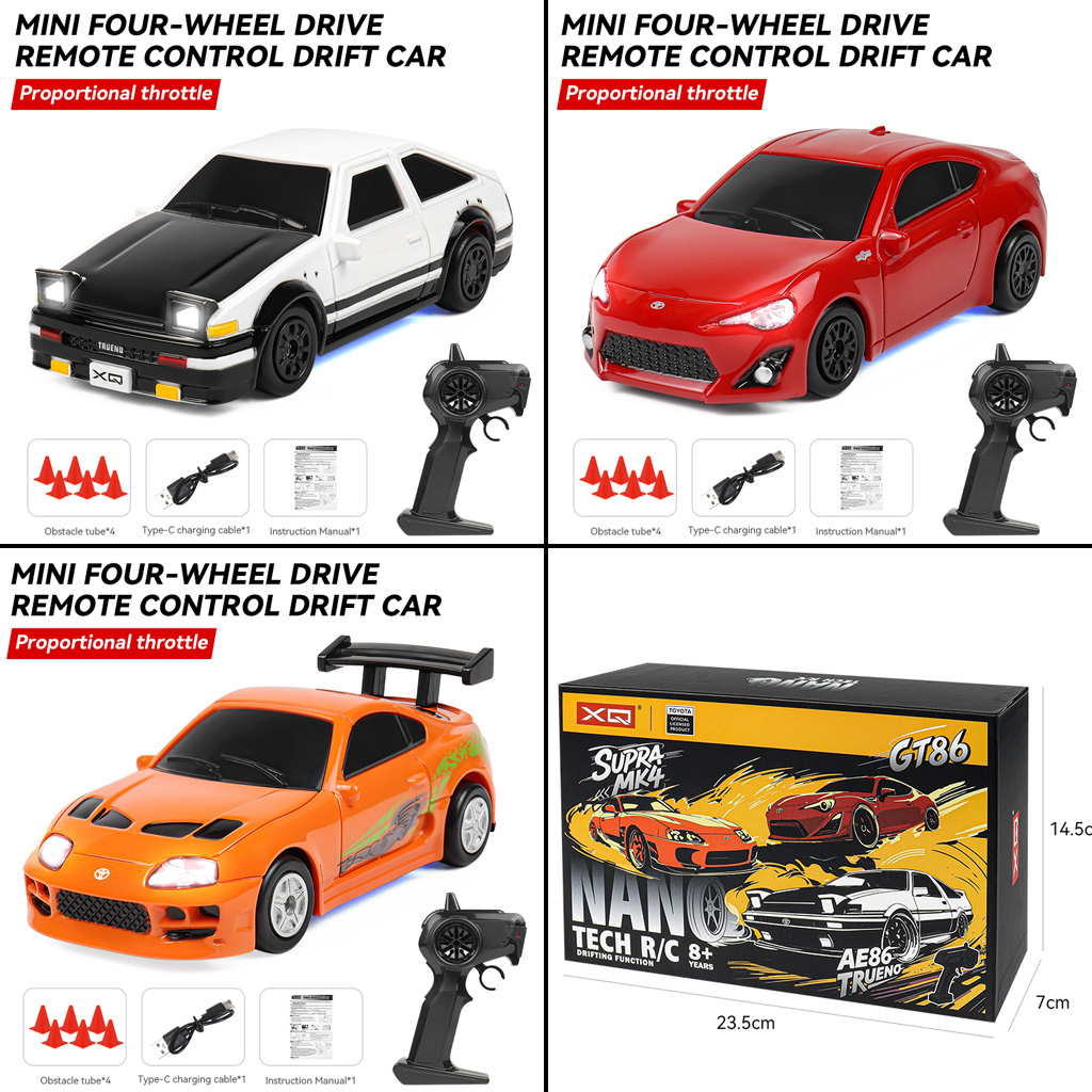 Signal Panel Orange - 2,4G RC Drift-Auto 1/64 4WD Ferngesteuertes