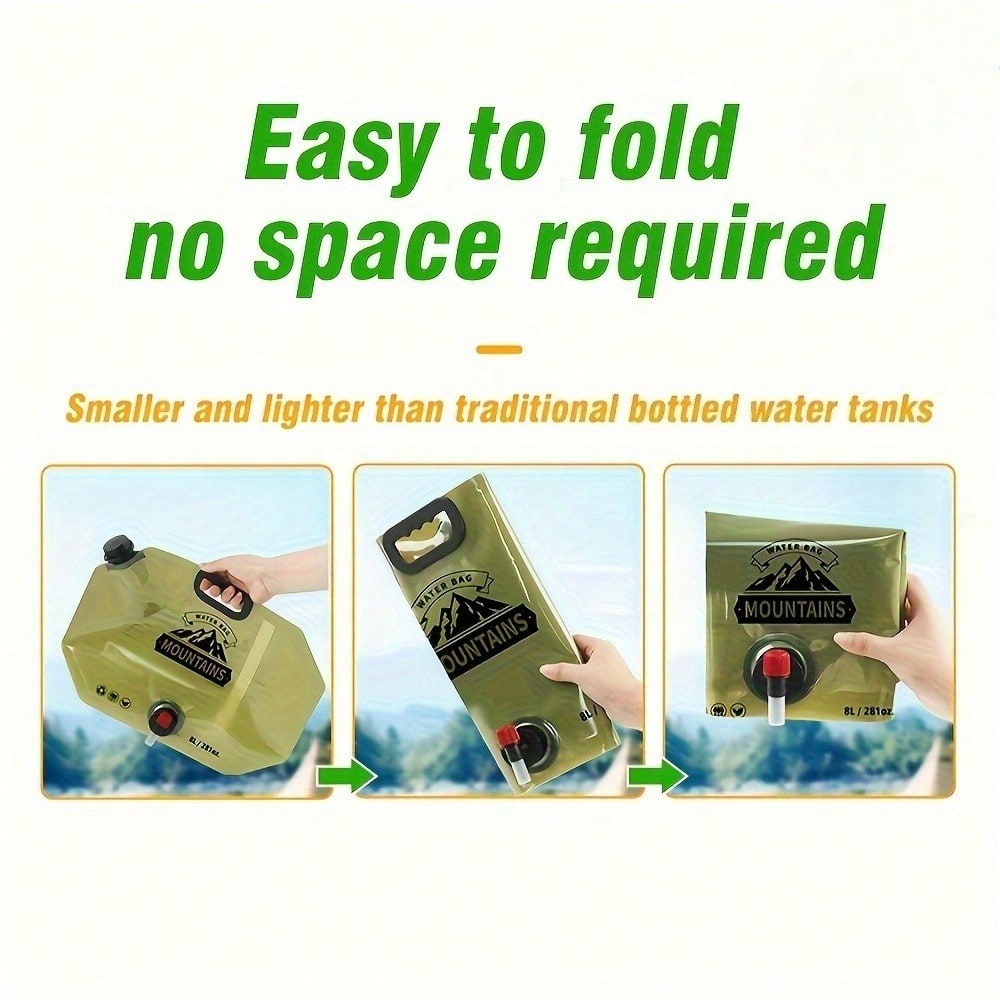 2,11 Gallonen Tragbarer Wasser – Water Bag Collapsible Bewertung und Preis
